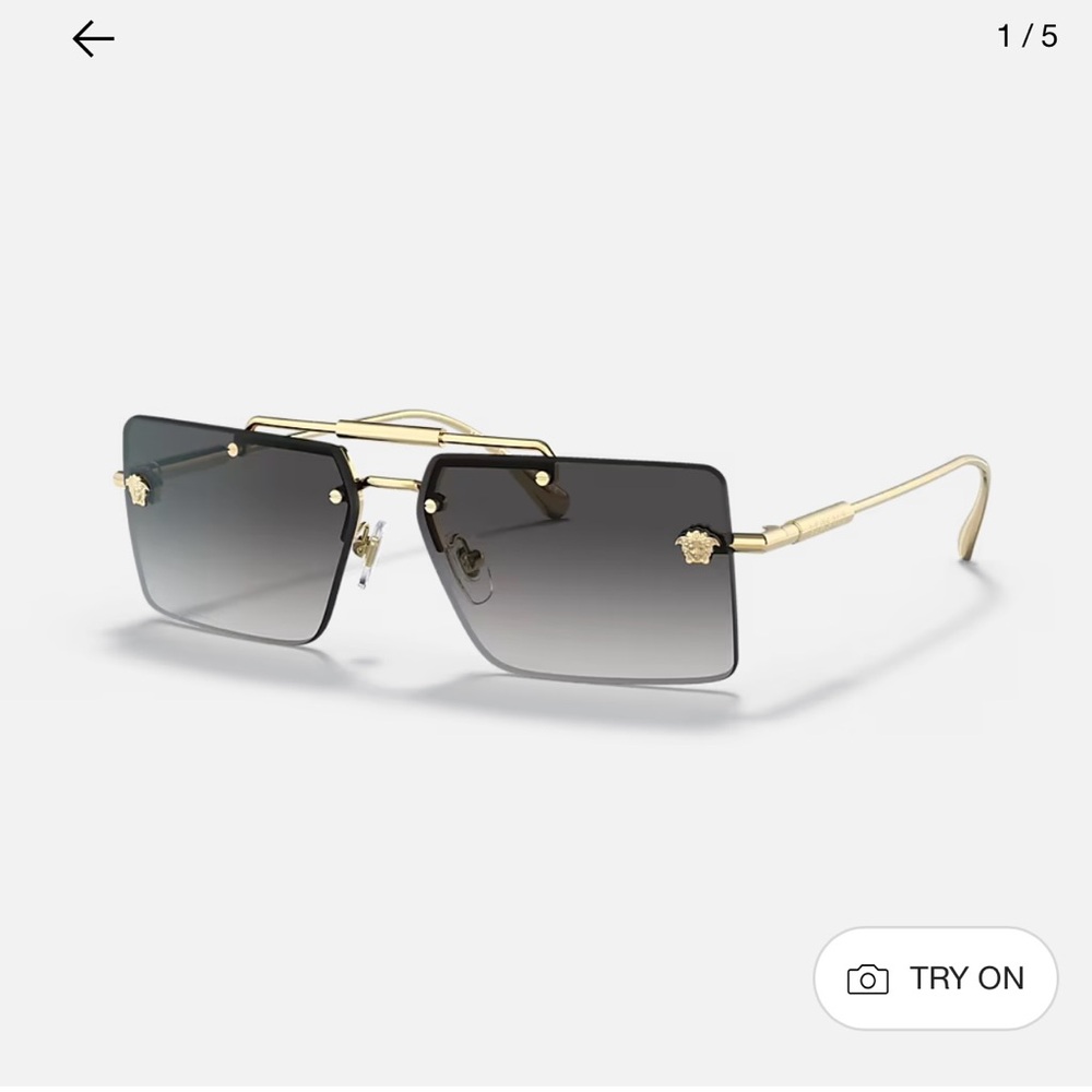 Gold and Black Sunglasses